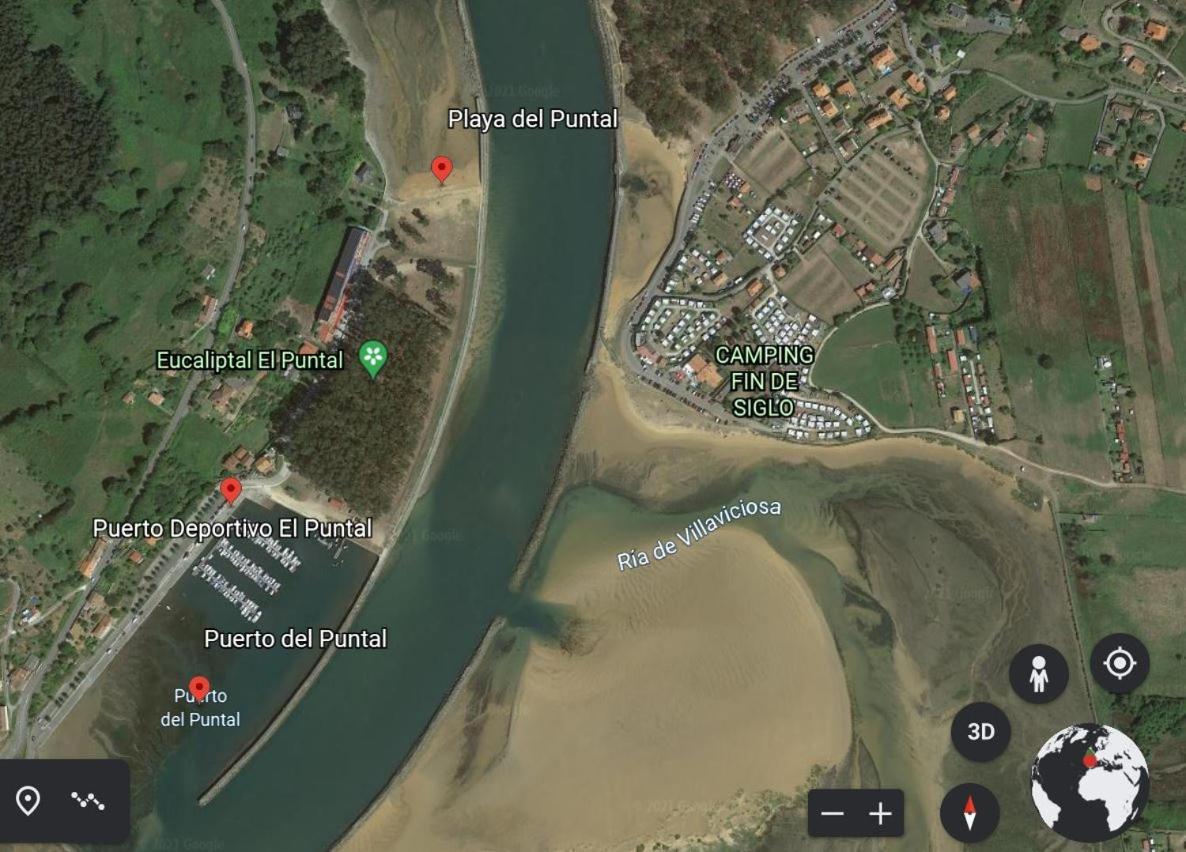 Playa Del Puntal Villaviciosa Asturias Lujo Primera Linea Playa Экстерьер фото