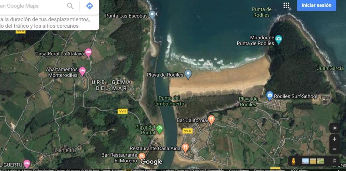 Playa Del Puntal Villaviciosa Asturias Lujo Primera Linea Playa Экстерьер фото