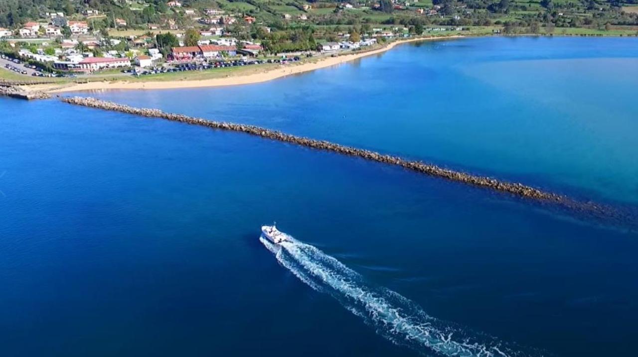 Playa Del Puntal Villaviciosa Asturias Lujo Primera Linea Playa Экстерьер фото