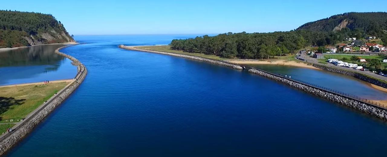 Playa Del Puntal Villaviciosa Asturias Lujo Primera Linea Playa Экстерьер фото