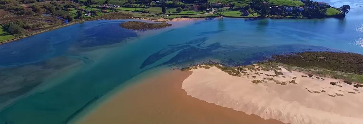 Playa Del Puntal Villaviciosa Asturias Lujo Primera Linea Playa Экстерьер фото