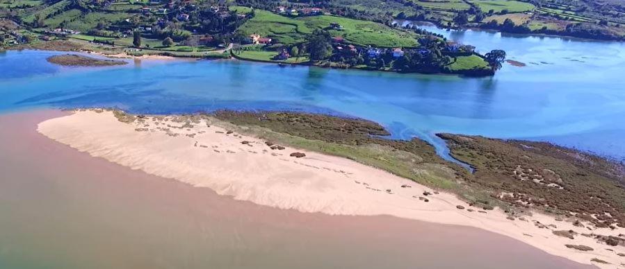 Playa Del Puntal Villaviciosa Asturias Lujo Primera Linea Playa Экстерьер фото